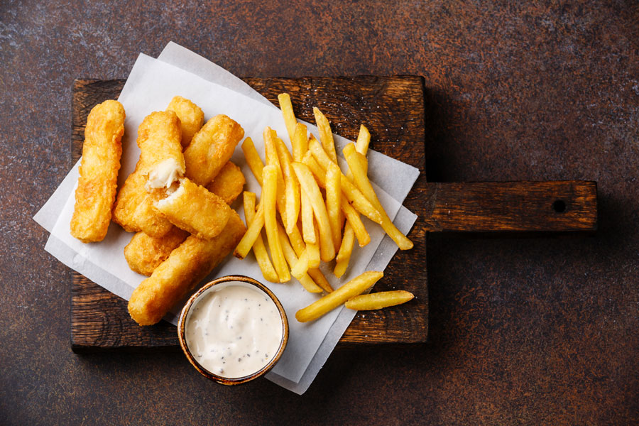 Fish Fingers & Chips